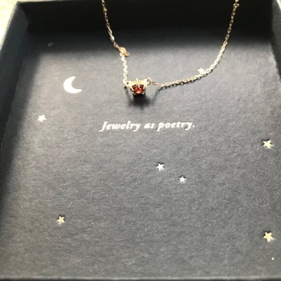 Catbird x Vito's Gems Rothko's Garnet Necklace - Picture 3 of 4